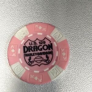 The dragon us129 Harley Davidson poker chip